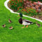 NOZEM Gartenstecker Gartenfigure Stockente Figur Gartendeko Tiere Stecker Dekofigur Osterdeko Statue Ostern Deko Figuren Acryl Zaunhocker Garten Statue Dekoration (O2-Multicolor, One Size)