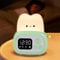 SOARFLY Süßer Wecker Toaster LED Nachtlicht, Cute Lamp Nachtlicht Kinder mit Zeitmanagement Tool, Wecker Digital Kinder für Kinderzimmer Deko, Kinder Lampe Geschenk für Baby Mädchen Jungen(Grün)