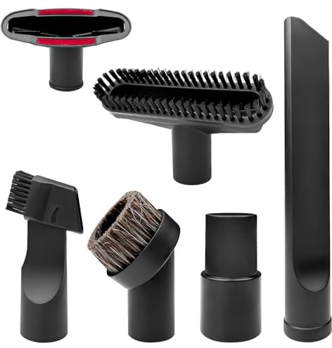 WinGluge Juego de 6 Piezas Accesorio Aspiradora, Cepillos Aspiradora, Boquilla Aspiradora, Cabezal de Aspiradora, Combinación Cabezales Aspirador, para Limpiar Sábanas Y Sofás, Compatible con Miele