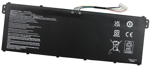 AKKEE AP19B8M 3ICP5/82/70 Laptop Battery for Acer TravelMate P4 TMP414-51 Swift 3 SF314-59 SF314-59-78Z8 Porsche Design Book RS AP714-51GT 11.61V 55.97Wh 4821mAh