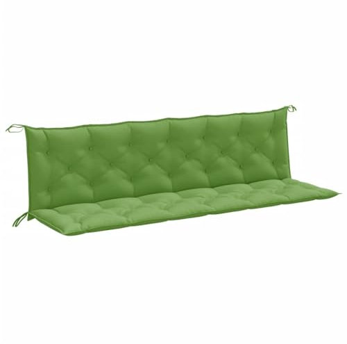 vidaXL Gartenbank-Auflagen 2 STK. Melange Grün 200x50x7 cm Stoff
