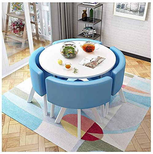 SUNMME Business-Esstisch-Set, Wohnzimmer, runder Esstisch und Stühle, Balkon, Büro, Lounge, Garten, Besprechungsraum, Nagelstudio, Bekleidungsgeschäft, Café