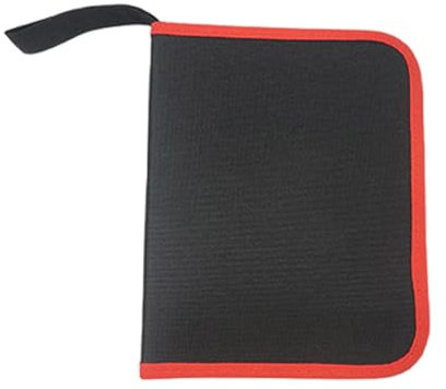 perfk Bolsa organizadora para guardar brocas, estuche para brocas de destornillador, estuche de tela Oxford, estuche pequeño para transportar herramientas, 22.4 Cm X 17.7 Cm X