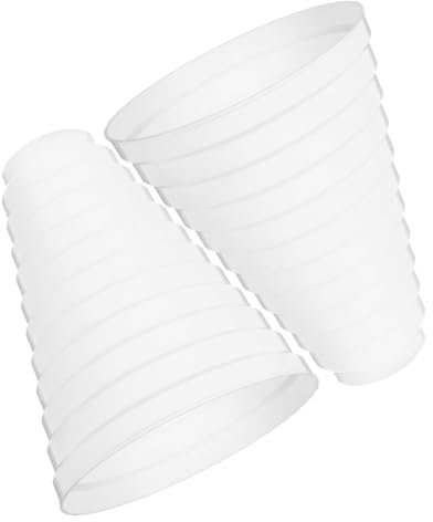 HOMOCONO 2pcs Duct Reducer Ventilation Range Hood Insert Sealer Airflow Enhancer