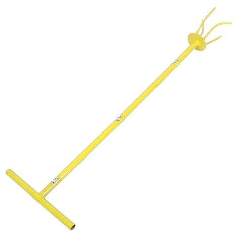 Motocultor Manual con Garra de Jardín, Motocultor Manual de Acero Inoxidable para Trabajo Pesado, Cultivador de Garras de Jardín con Mango Largo, Motocultor para Cama de