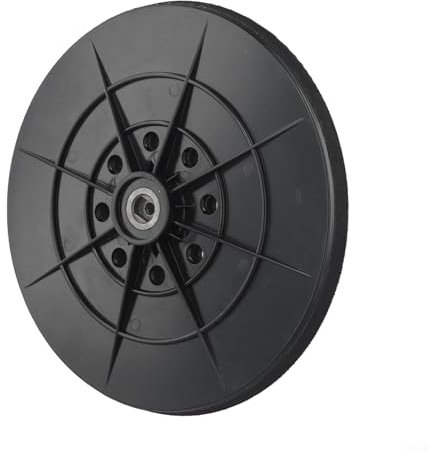 Aprilsunnyzone 9 Drywall Sander Backup Pad, ABS & Sponge Material, Black, Fits Dustless Sanders & Porta Cable Sanders