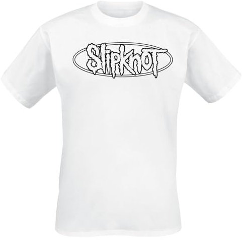 Slipknot Numbers Männer T-Shirt weiß XL 100% Baumwolle Band-Merch, Bands