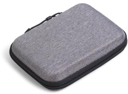 AKORD 2.5 Black Small Compact Protective EVA Case Bag Pouch for SSD USB External Portable Hard Drive Pocket Carrying Memory Card Hard Disk, Grey