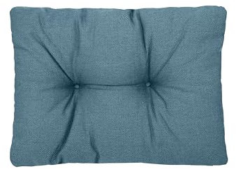 PFM HOME Palettenkissen Outdoor-Kissen für Palettensofa Palettenmöbel Europaletten - Gartenkissen Seitenkissen Paletten-Auflagen Gesteppt 60 x 40 cm - Meeresgrün