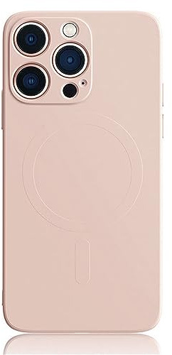 Mixroom - Custodia Cover per iPhone 7 Plus/iPhone 8 Plus in TPU Silicone Morbido Compatibile con MagSafe Accessori con Cerchio Magnetico Integrato Rosa