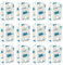 Fanree Adhesive Replacement Tape for Ring Alarm Contact Sensors & Magnets (2nd Gen) – Durable Double-Sided Pads for Easy Installation – Pack of 12