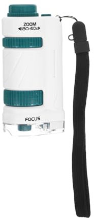 1 Satz Tragbares Monokular Mikroskop für Einstellbare Vergrößerung Lernspielzeug für Frühe Entdeckung Sicheres und Leichtes Design für Kleine Wissenschaftler