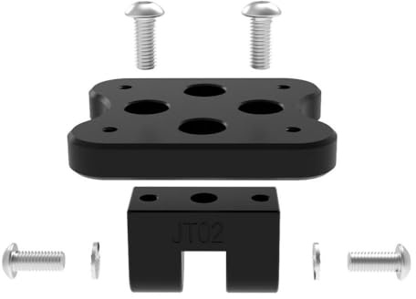 HAOCNC 1 Inch Ball Head Adapter 22mm Mount Compatible With GPS Holders Action Cams Dash Cams Beeline GPS Supports SP Connect Style And Quad Lock Style Systems With AMPS Holes(Type 1)