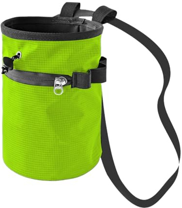 Klettertasche, Magnesiabeutel Mit Verstellbarem Hüftgurt Und Reißverschlusstasche, Ausrüstung Für Turnen Gewichtheben Disc Golf Wandbar Pool Bouldern, Aktivitäten Für Wand Bar Disc Golf