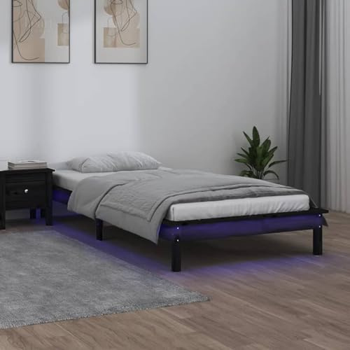 Kopfteil mit Ohren Bettkopfstück Stoff Dunkelbraun 163x16x118/128 cm, Luxus Kopfbrett für Schlafzimmer, Premium Kopfteil für Doppelbett und Ehebett, Modernes Design für Erholsamen Schlaf