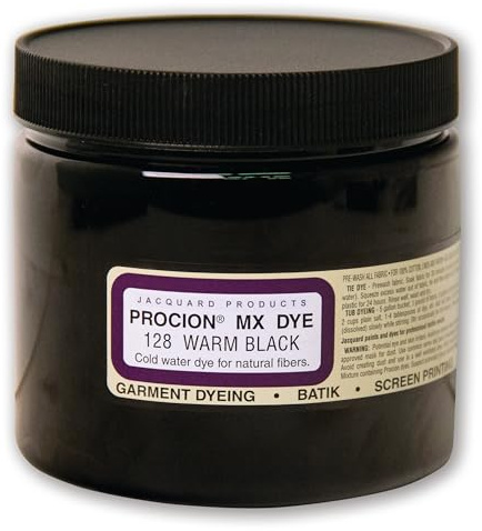 Procion Mx Dye Warm Black 8Oz