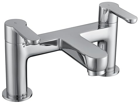 Bristan NR BF C Nero Bath Filler, Chrome Plated | NR BF C, Modern design, Matching bathroom sink taps available, Lifetime Cover