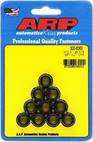 ARP 300-8363 12-Point 10mm x 1.25 Nut - 10 Piece