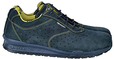 Cofra 78670-000.W36 GUERIN S1 P SRC Sicherheitsschuhe, Blau/Gelb, Größe 36