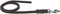 Fettlederleine 1m / 1,35m / 2,20m / 3m Chrom oder Messing ohne Handschlaufe (1,35m x 8mm schwarz Chrom Haken)