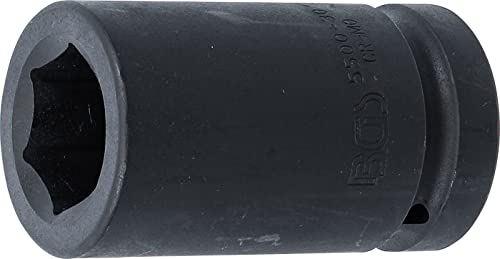 BGS 5500-30 | Impact Socket Hexagon, deep | 25 mm (1) Drive | 30 mm