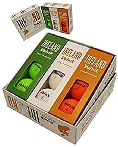 Volvik Vivid Golfbälle, Länder-Paket, Unisex, Golfbälle, VV0000530, Irland, 1DZ