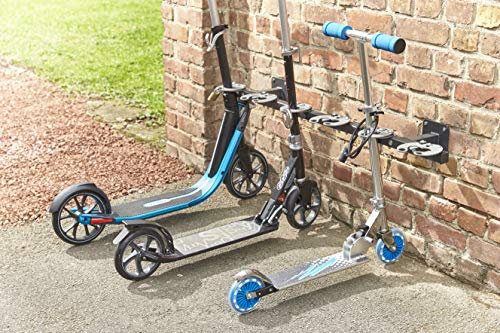 Mottez B061CMUR Range 6 Trottinettes mural, Noir Anthracite