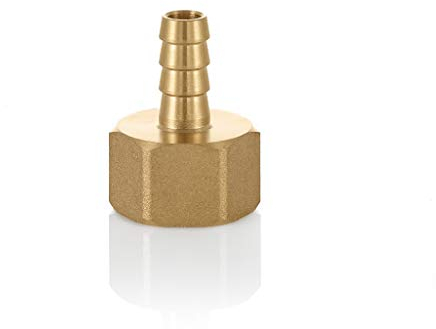 Conector de manguera sólido de latón - Acople de espiga a BSP - Adaptador de rosca