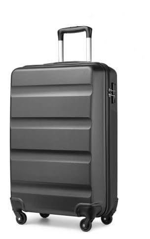 KONO Koffer Trolley Handgepäck Leicht Hartschalenkoffer aus ABS Reisekoffer mit 4 Rollen