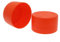 Scaffold End Caps, Scaffolding Caps, Pole Caps, Tube End Caps, 48.3mm Caps, Colour Caps, Roof Guttering Cap (50, Orange)