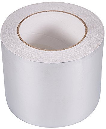 Loops 100mm x 50m Aluminium Foil Tape (WIDE) - Insulation/Underlay Jointing Seal Tape | Adhesive - sticks to most surfaces | Waterproof Vapour VCL Rated - Joist Gutter Downpipe Flooring Join Roll