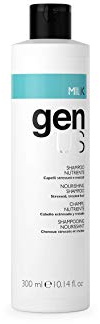 Milk Pflegendes Shampoo für strapaziertes und behandeltes Haar, 300 ml GenUs