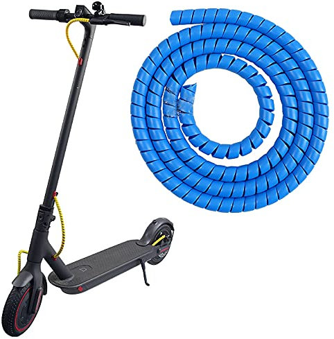 MotuTech 1 Mètre Gaines de Câbles pour Xiaomi M365 / M365 Pro/Pro 2 / 1S pour Segway Ninebot G30 Max Range Câble Protection 1M φ 9mm Cache Câbles pour Câbles Ordinateur/USB/Audio/Vidéo (Bleu)