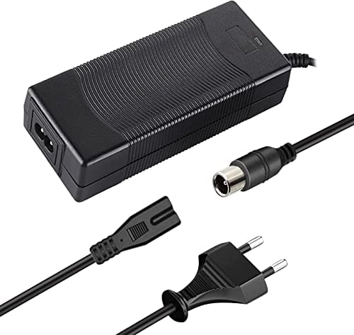 Scooter Corner Elektro Scooter Adapter Ladegerät, 42V 2A, Netzteil Ladegerät mit Ladekabel für Scooter Xiaomi M365, M365 Pro, 1S, G30, Ninebot ES1, ES2, ES4, Bird, Lime