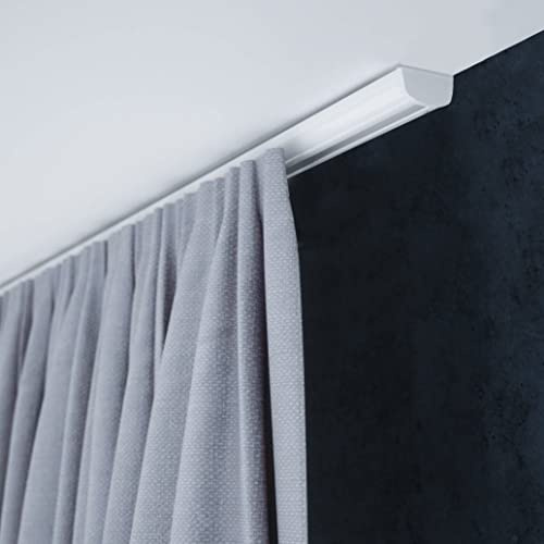 SN DECO - Objektschiene SC Set 1-läufig weiß, Innenlauf, Vorhangschiene (320 cm)