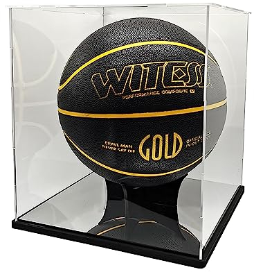 Basketball-Vitrine in voller Größe, Vitrine für Basketball-Sammlerstücke, Acryl-Basketball-Vitrine, transparente Aufbewahrung für Fußball, Fußball, Volleyball, Sammlerstück, Sport, Erinnerungsstücke