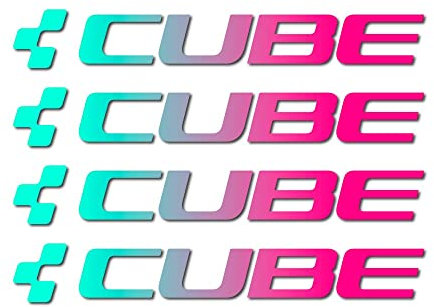 Adesivi compatibili con telaio bici Cube x4 gradient