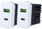 2 prises USB C murale 3.1A, charge rapide, compatible avec Bticino Matix, 2 sorties USB Type A + USB Type C, occupe 1 module