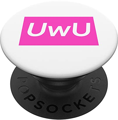 Rosa und sprudelnd UWu PopSockets mit austauschbarem PopGrip