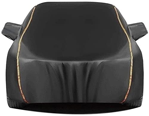 Autoabdeckung Für Audi TT Roadster Cabrio |wasserdichte Autoabdeckung for Die Gesamte Garage Im Freien Mit Winddichtem Gurt (Color : Black, Size : TT(2007-2014))