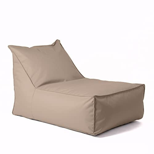 Avalon - Pouf Chaise Longue da Esterno Badd S Jive, Pouf Poltrona Comoda e Impermeabile, Grande e Perfetta da Giardino, Ottimo Arredo Piscina, Design Moderno, Made in Italy(70x105cm-Corda)