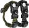 flintronic Paracord Survival Armband Kit, 8-in-1 Überlebensarmband Set, Feuerzeug 100-dB-Pfeife+Kompass+Thermometer+Multitool+LED-Licht+Wasserdichtes Militär-Paracord