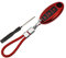 QUARKZMAN TPU 3 Bouton Voiture Clé Porte-Clés Étui Couverture pour Nissan Qashqai Red Noir