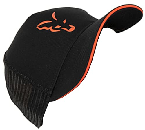 Fox Collection Trucker Cap Black & Orange - Berretto da pesca, Nero