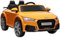 HOMCOM Audi TT RS Licensed 12V Kids' Electric Ride on, Electric Car for Kids with Parental Remote Forward Reverse, Lights, Horn, Music, MP3 Player, Seatbelt, Yellow