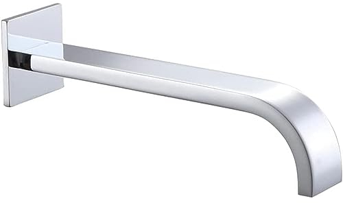 SXLSZ Badewanneneinlauf Wanneneinlauf Einlauf Zulauf Wanneneinlass Badewanneneinlass G1 / 2 Wannenhahn Wanneneinlass Für Badewanne Komfort-Auslauf Wandmontage,A