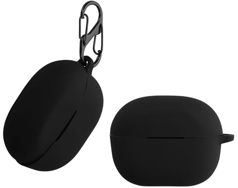 kwmobile Étui Compatible avec Anker Soundcore P3i Housse - Housse pour Casque Audio étui de Protection en Silicone - Noir