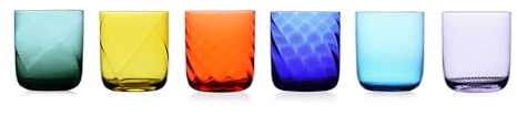 Ichendorf Rigà Set 6 Tumbler Acqua, colori assortiti