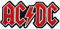 PSL AC DC Rock Band t Shirts Logo Embroidery Iron on Patch Rock n Roll Clothing Decor, red, black