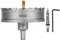 Mollom (115mm | 4-1/2) Sierra de Corona de T.C.T Carburo Broca con 2 Brocas,Punta de carburo de tungsteno para Metal Duro,Acero,Hierro,Cobre,Madear,Latón,Plástico